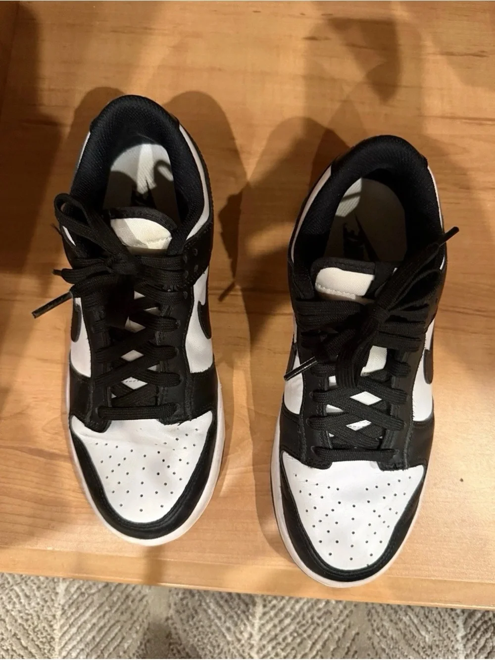 Nike Dunk Low Panda Black and White Low-Top Sneakers